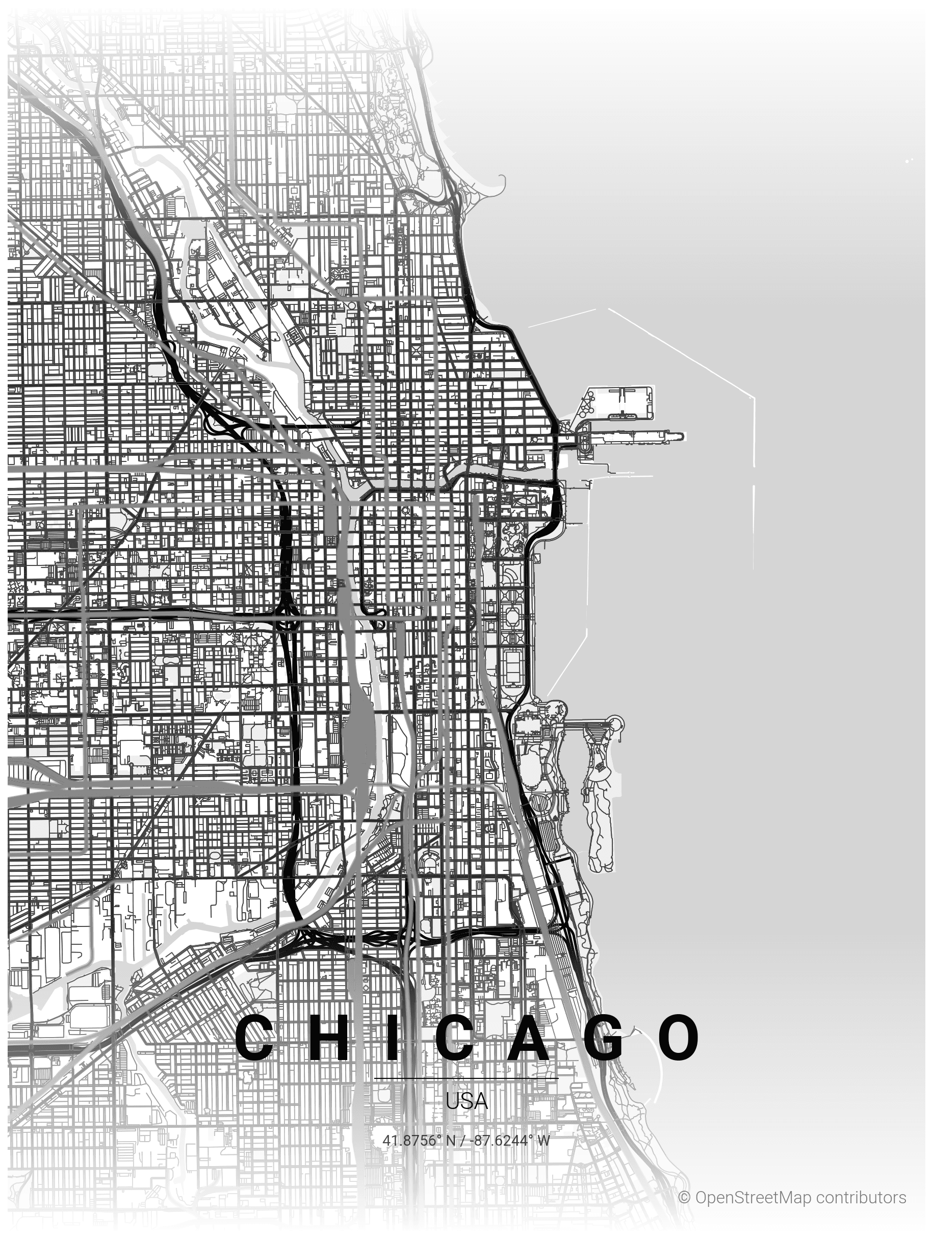 Gradient Roads poster preview