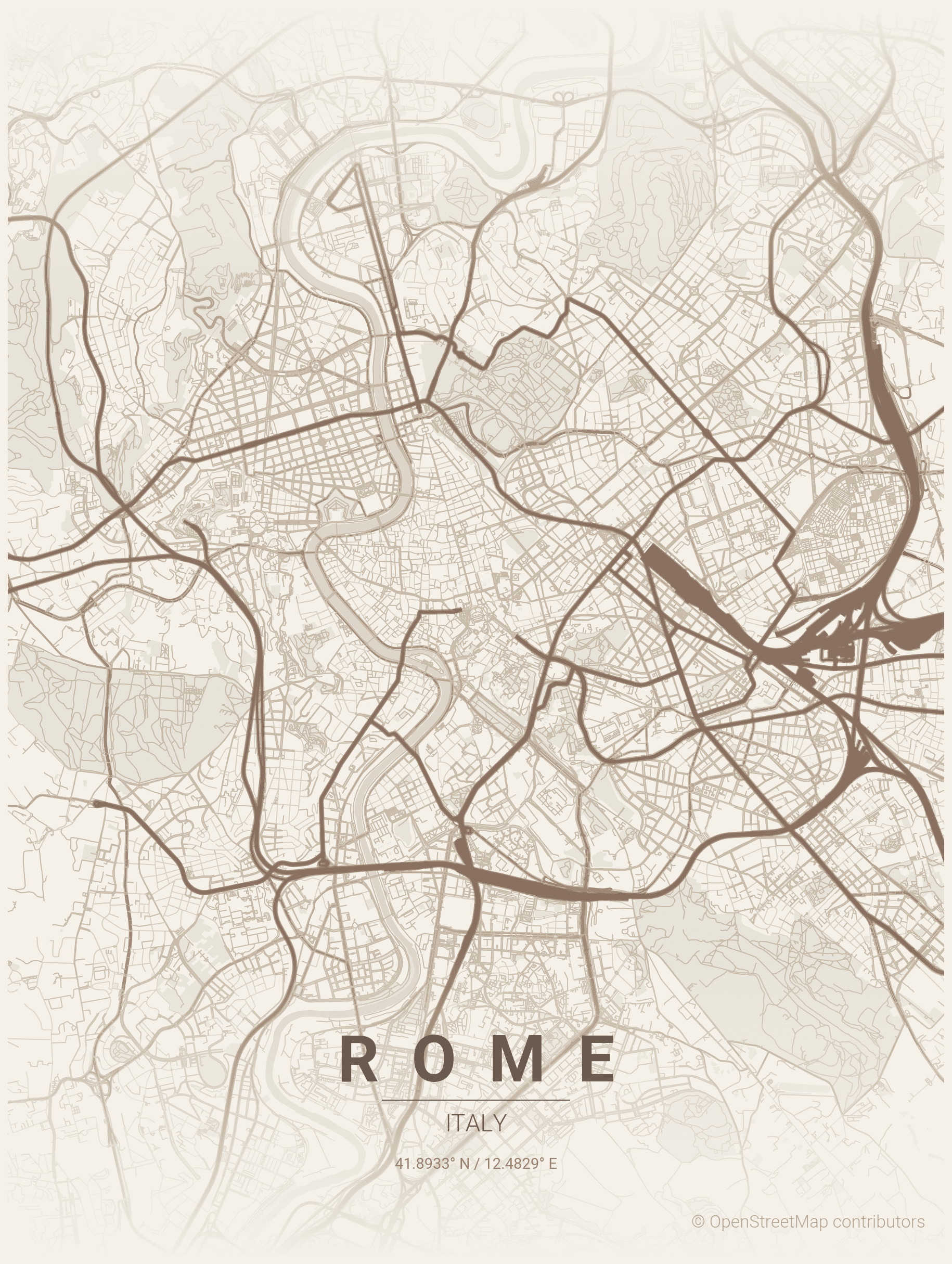 Warm Beige poster preview